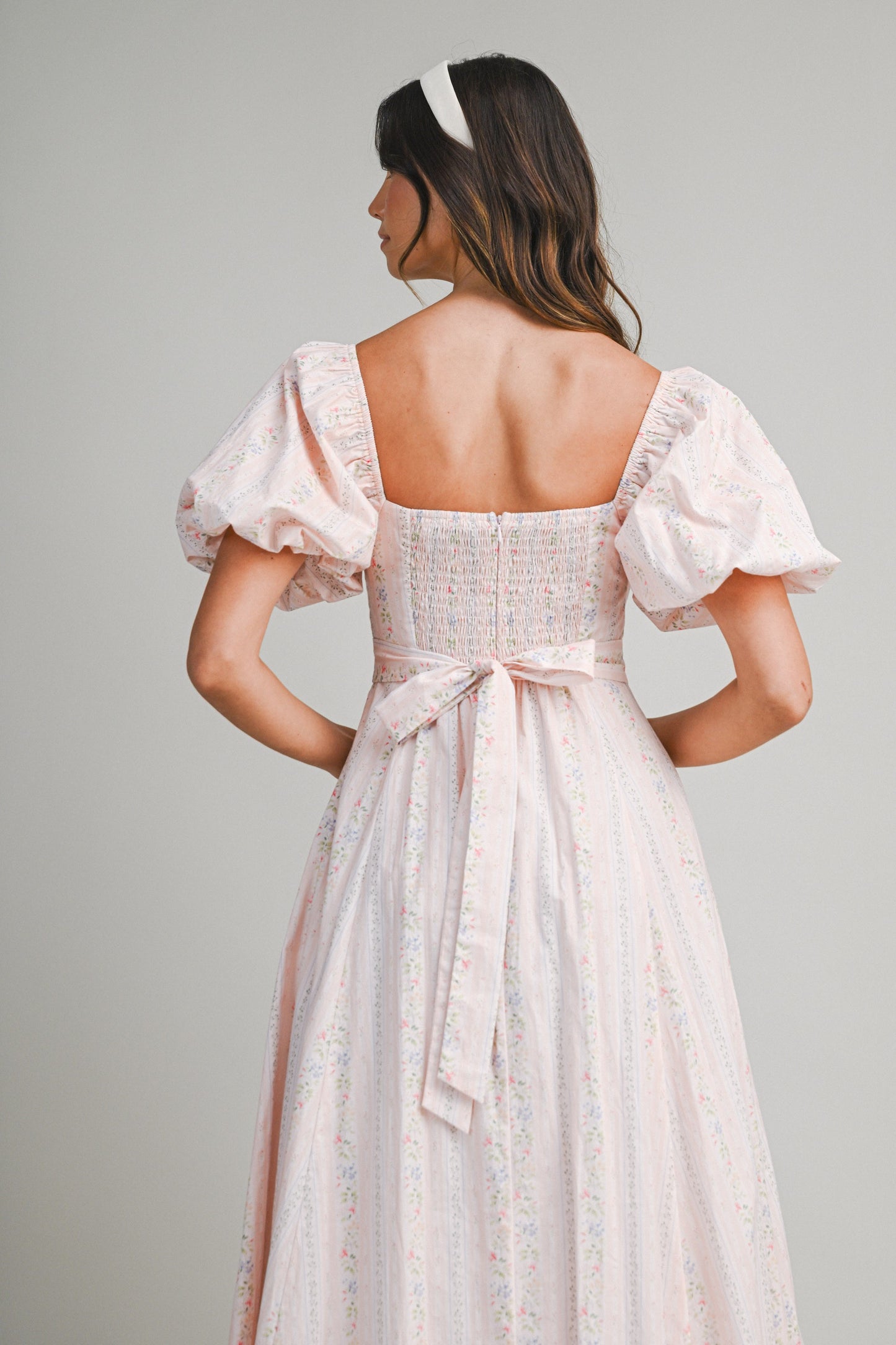Hailey Pink Floral Dress