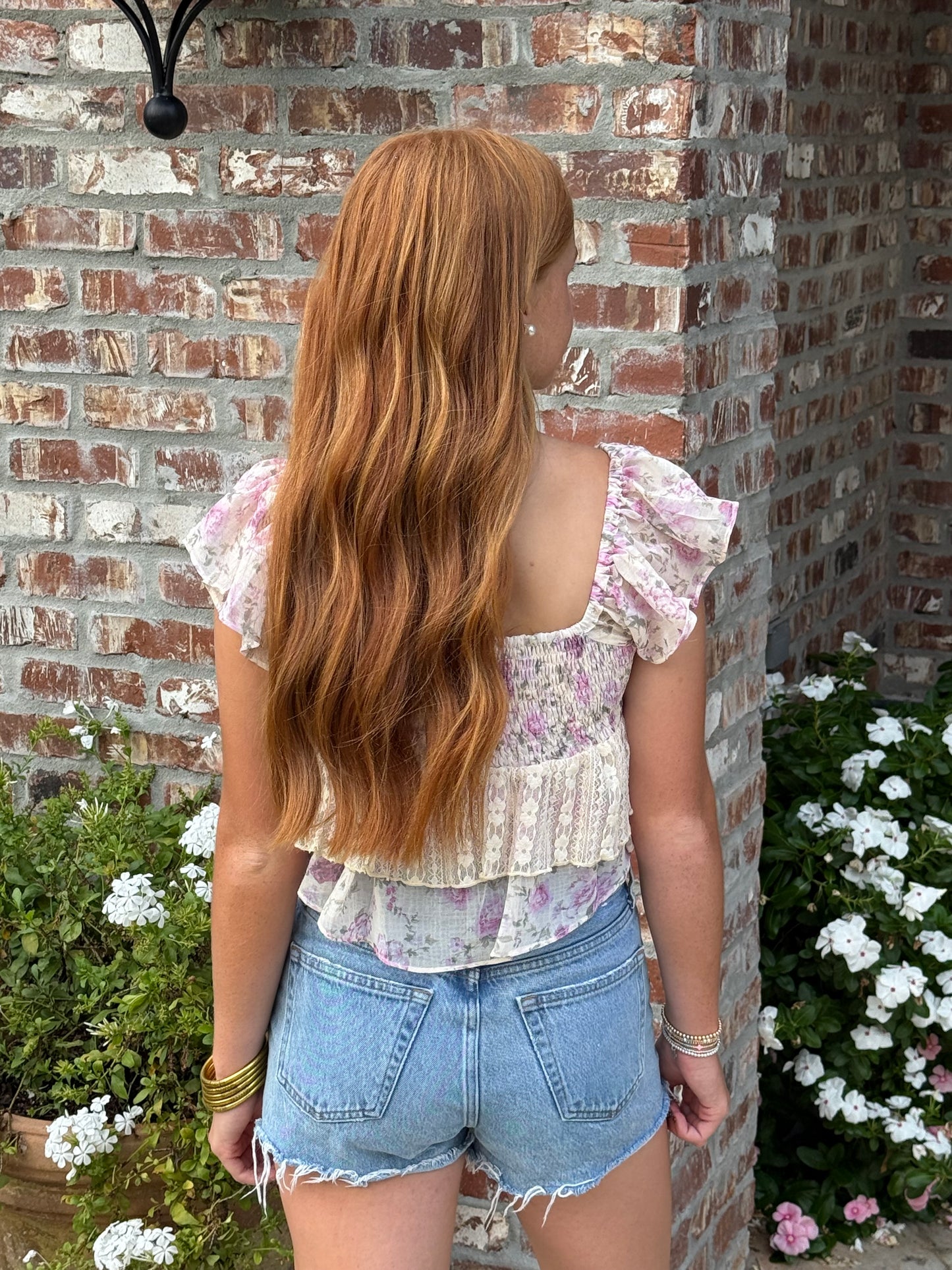 Claire Floral Top