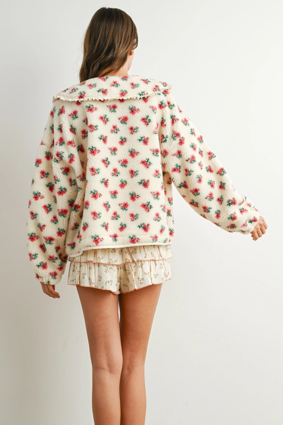 Floral Tie-Front Jacket