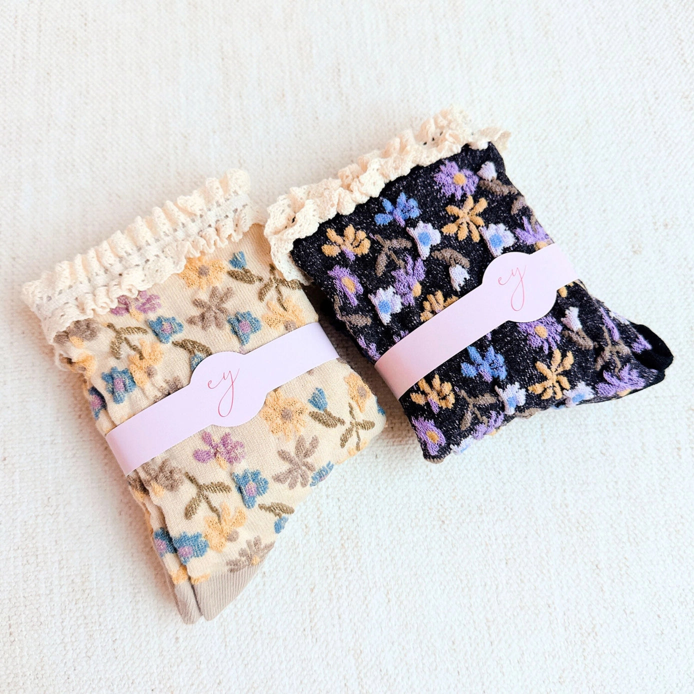 Vintage Blossom Sock Set