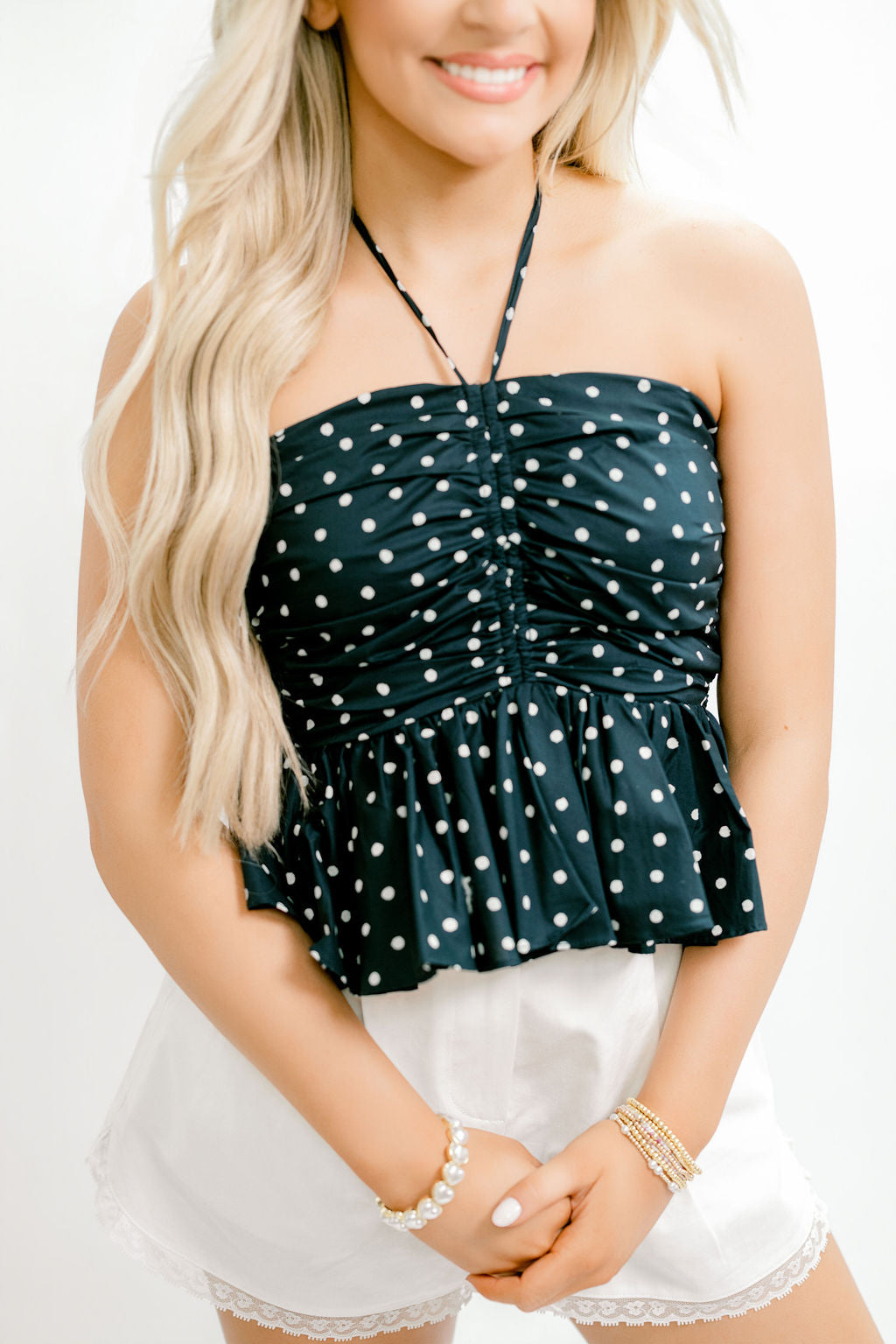 Polka Dot Halter Top