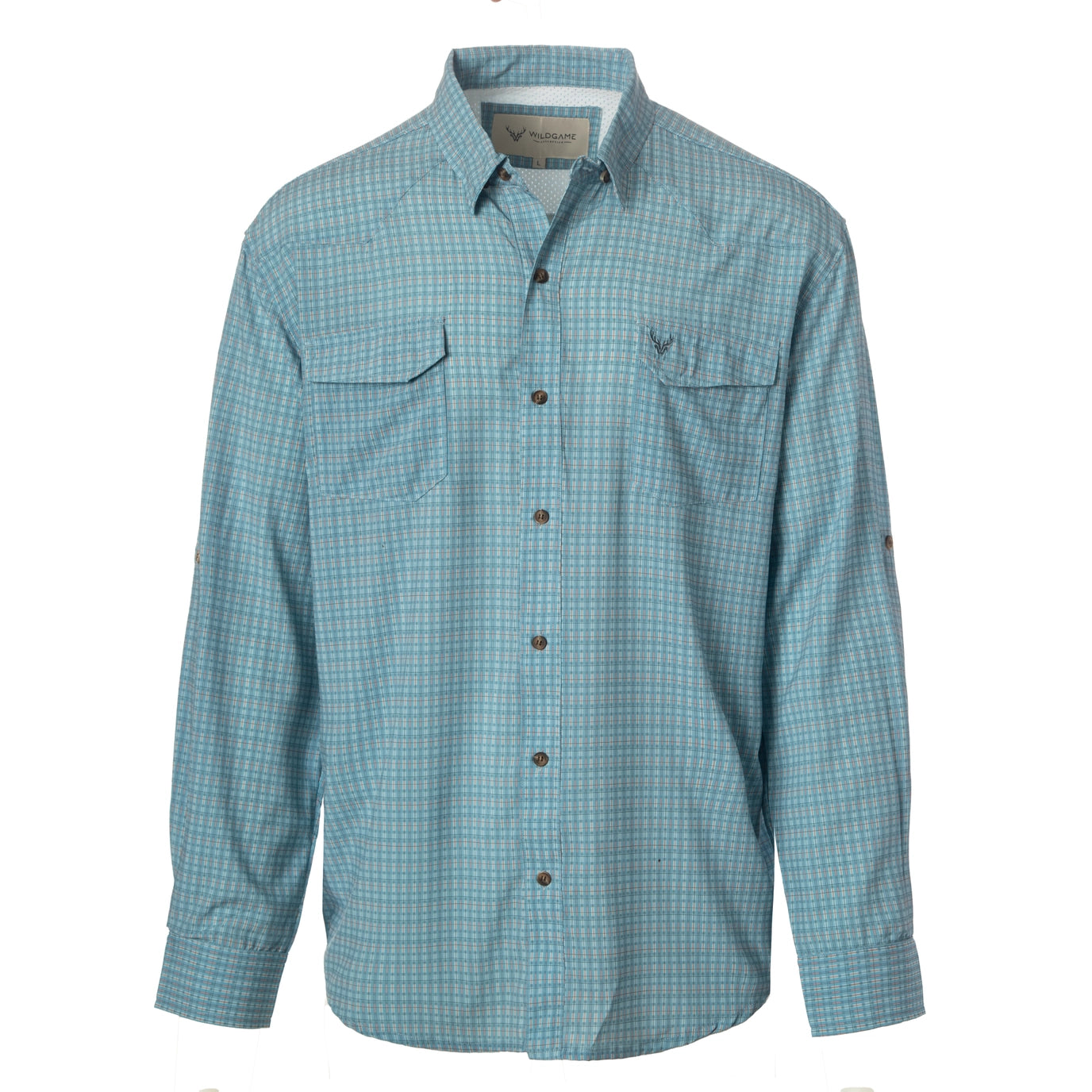 Clouddrift Button Down- Dark Blue/Green