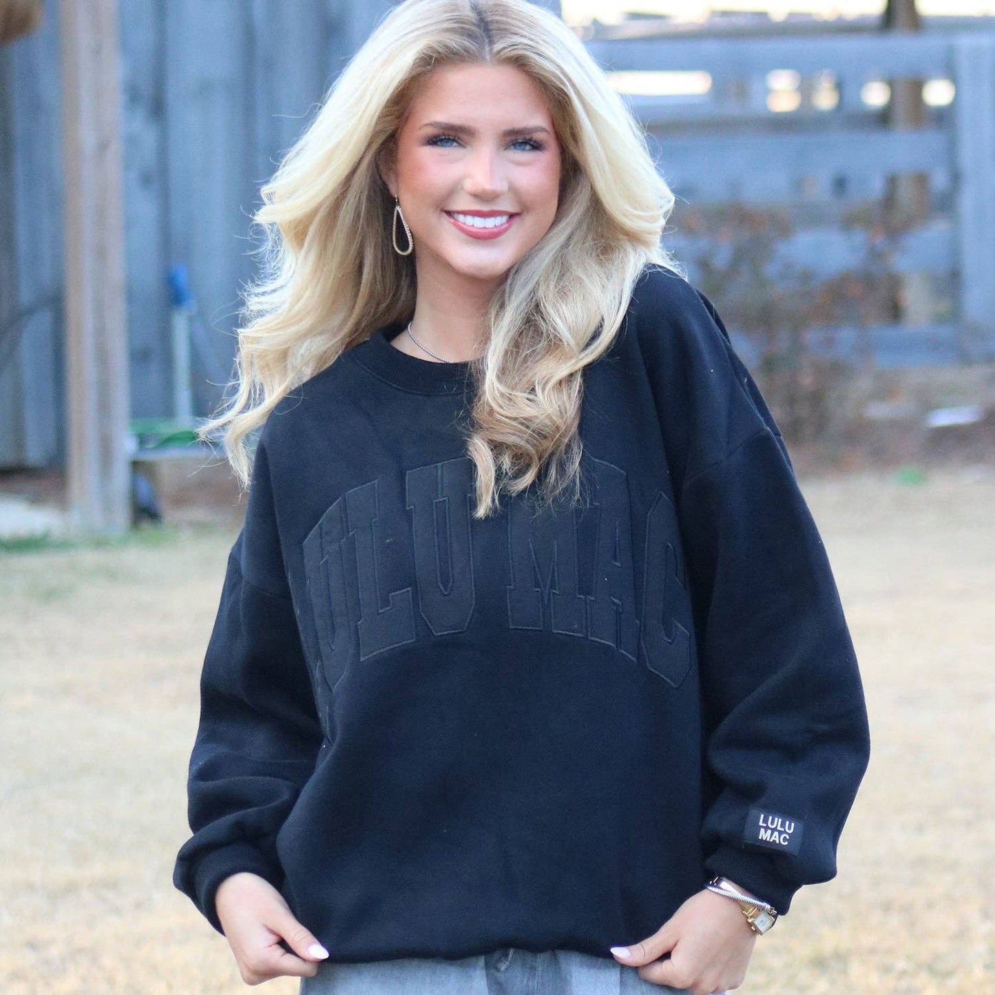 Lulu Black Sweatshirt