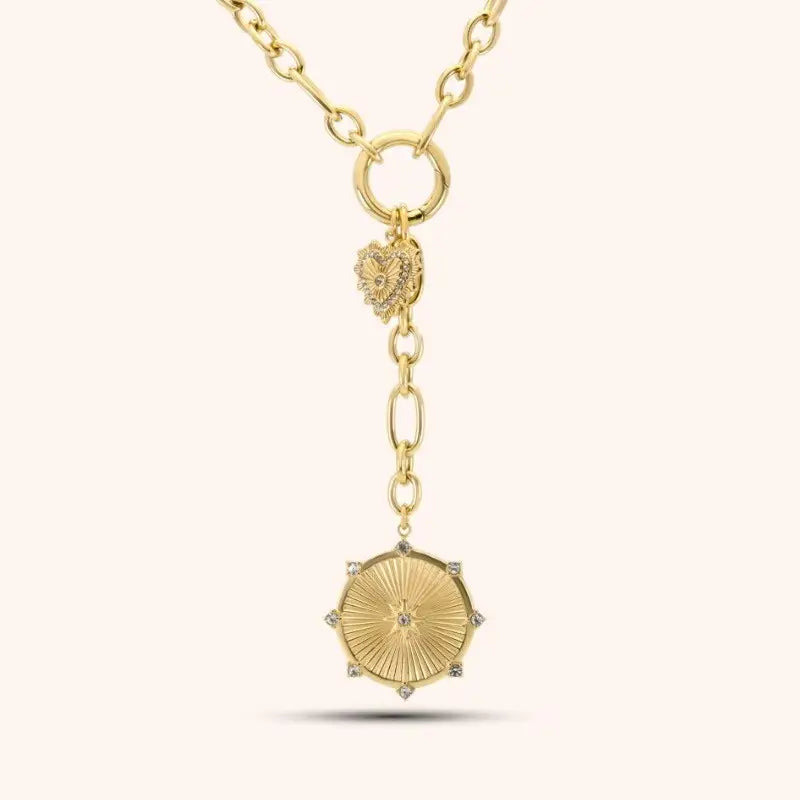 Heart & Circle Pendant