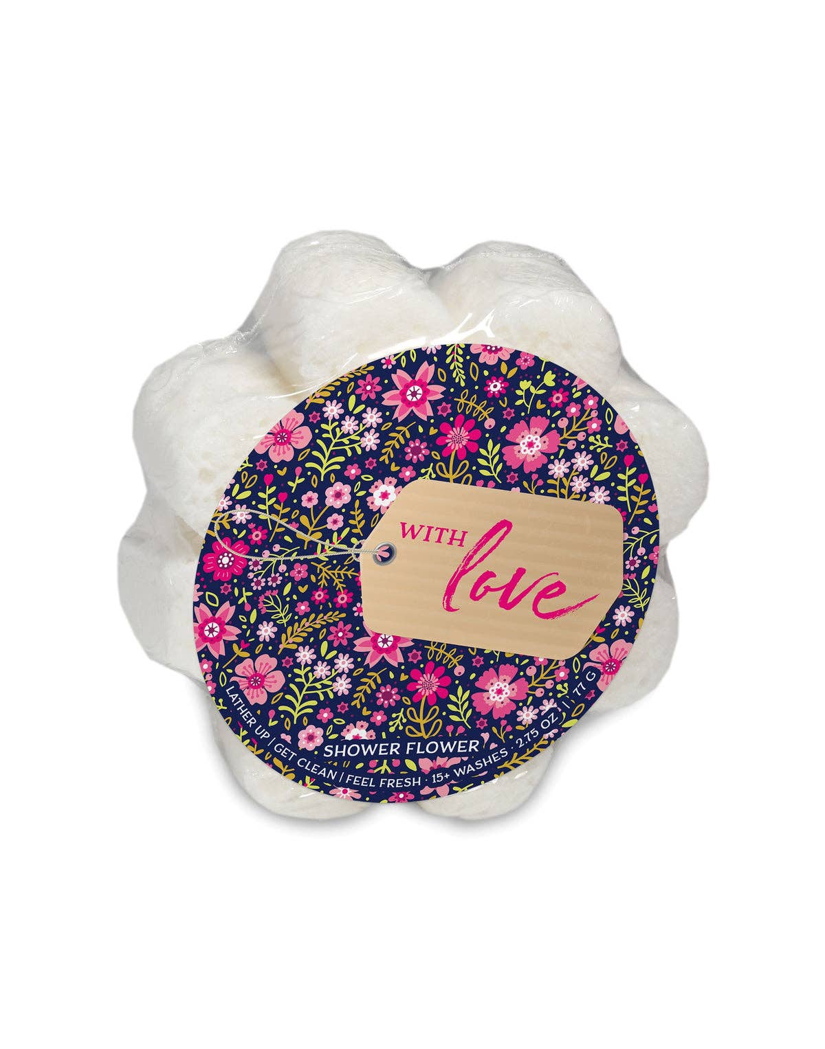With Love Shower Flower- Navy- PERFECT FOR VALENTINES DAY