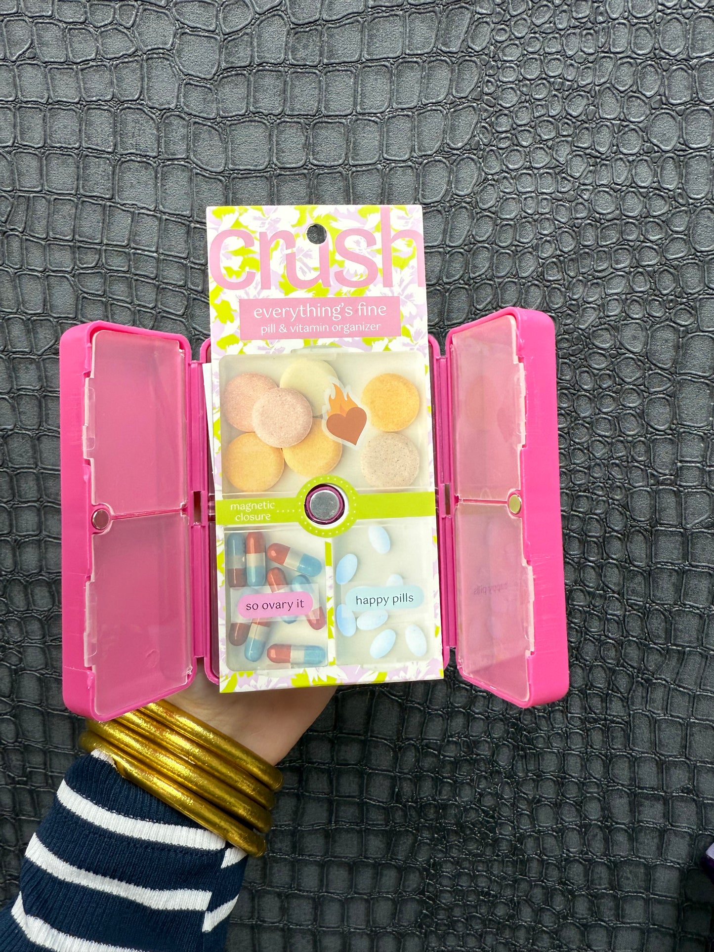 Everything's Fine Pill & Vitamin Case