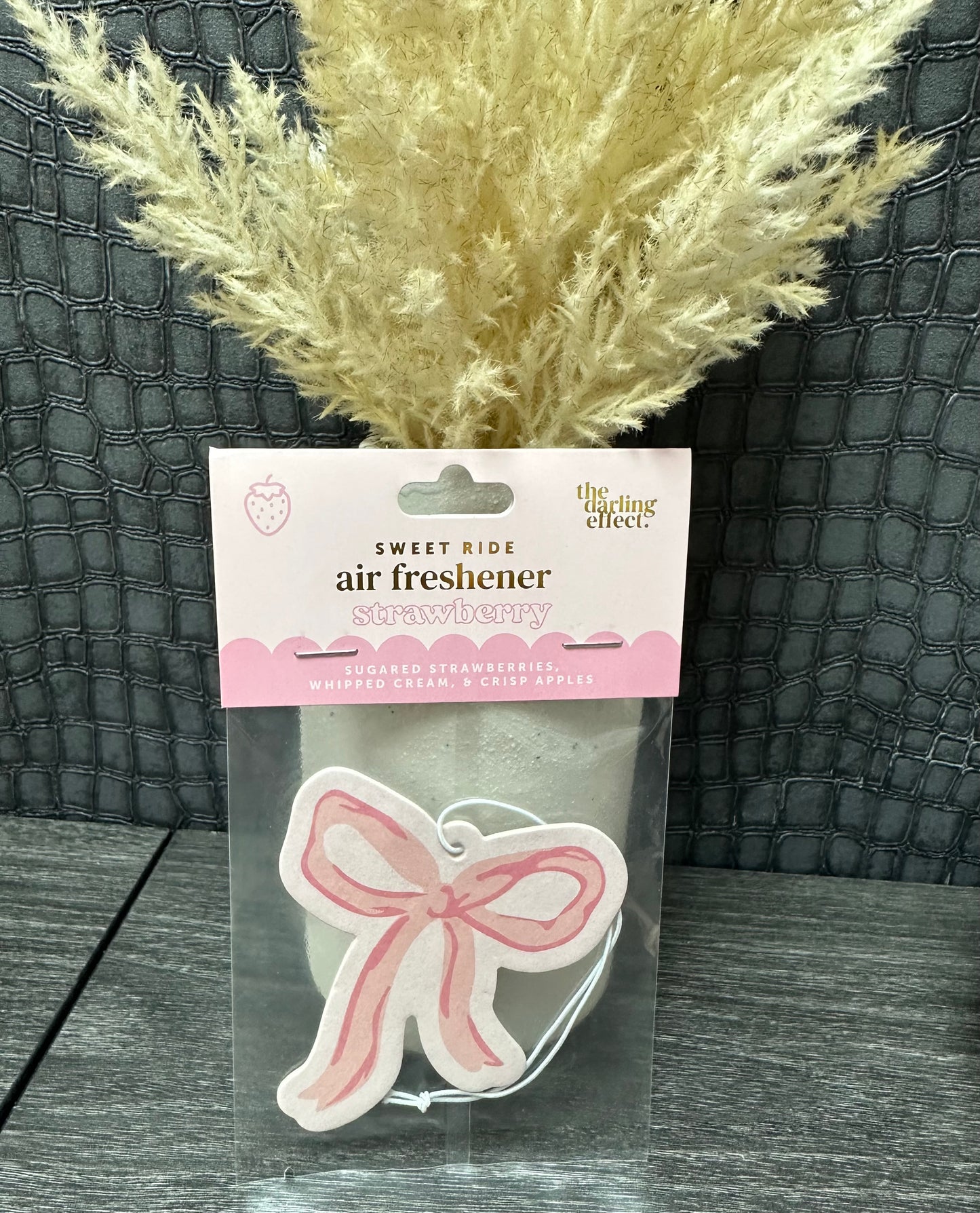 Pink Bow Air Freshner