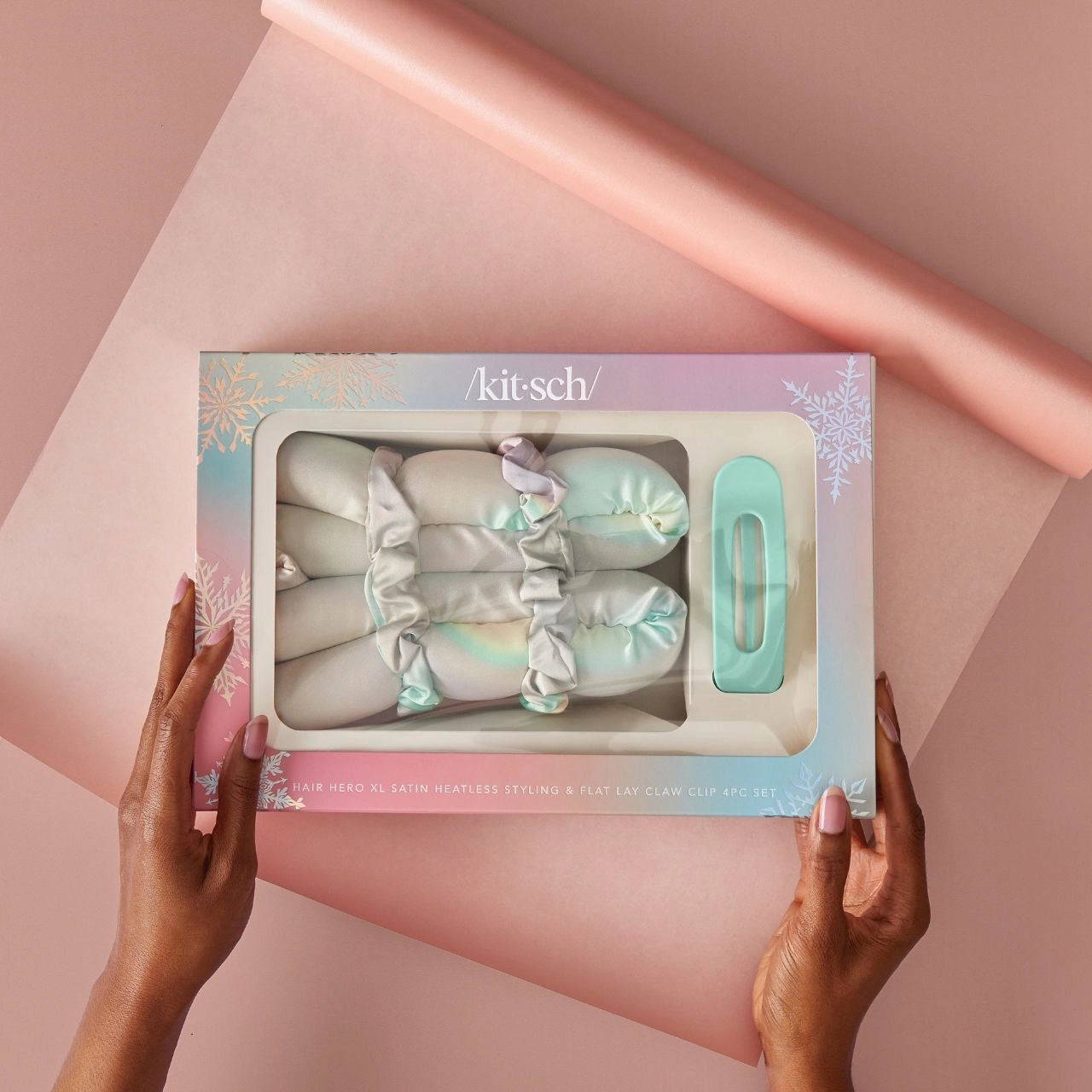 Holiday XL Satin Heatless Styling Gift Set