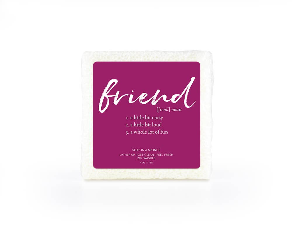 CRAZY FRIEND Soap in a Sponge