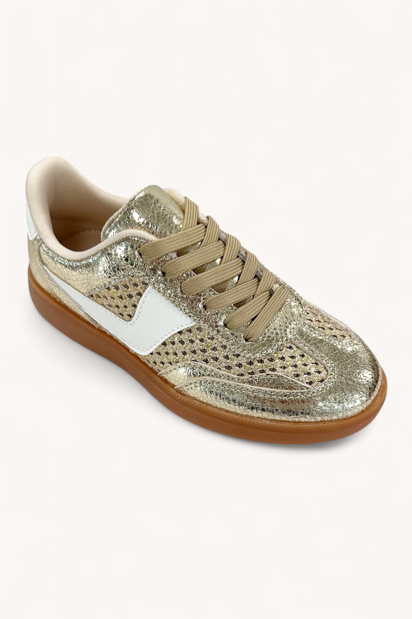 Gold Court Sneakers
