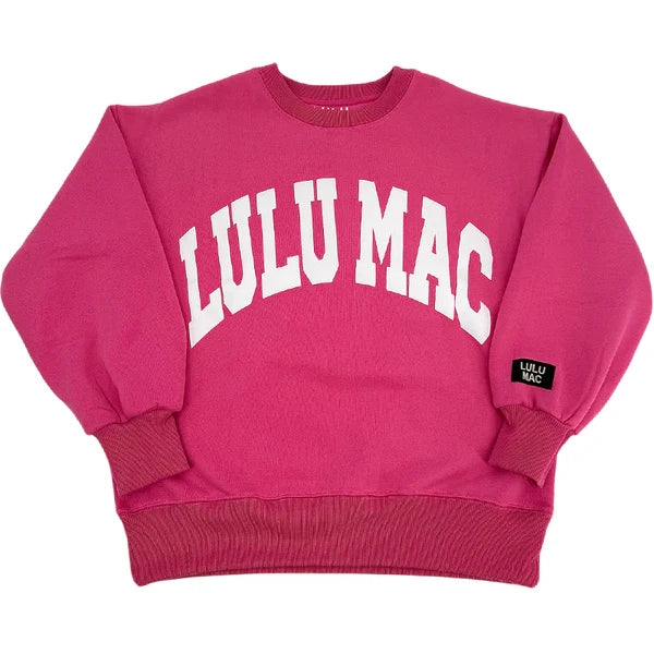 Lulu Hot Pink Sweatshirt
