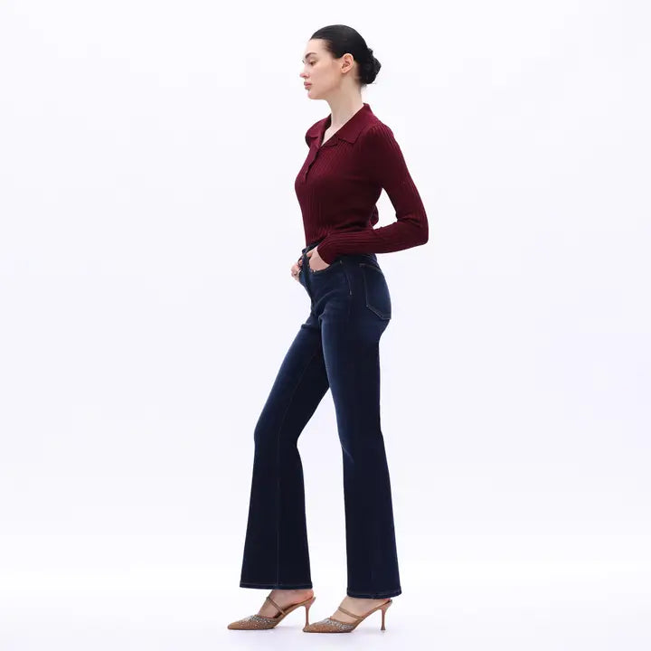 Darla High Rise Dark Jeans