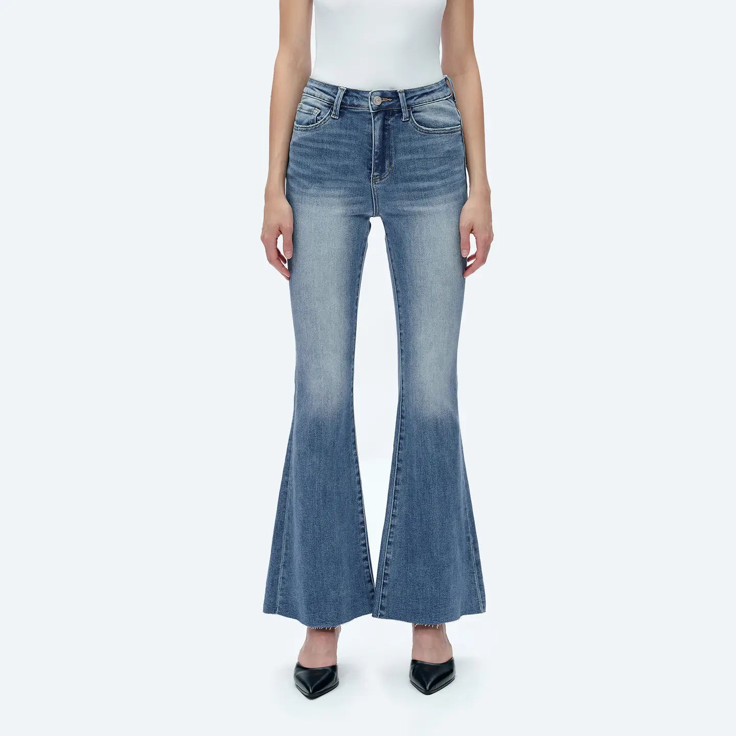 High Rise Flare Jeans