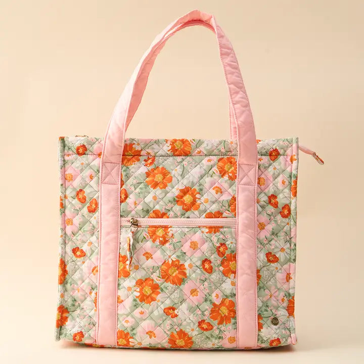 Everyday Quilted Tote Bag