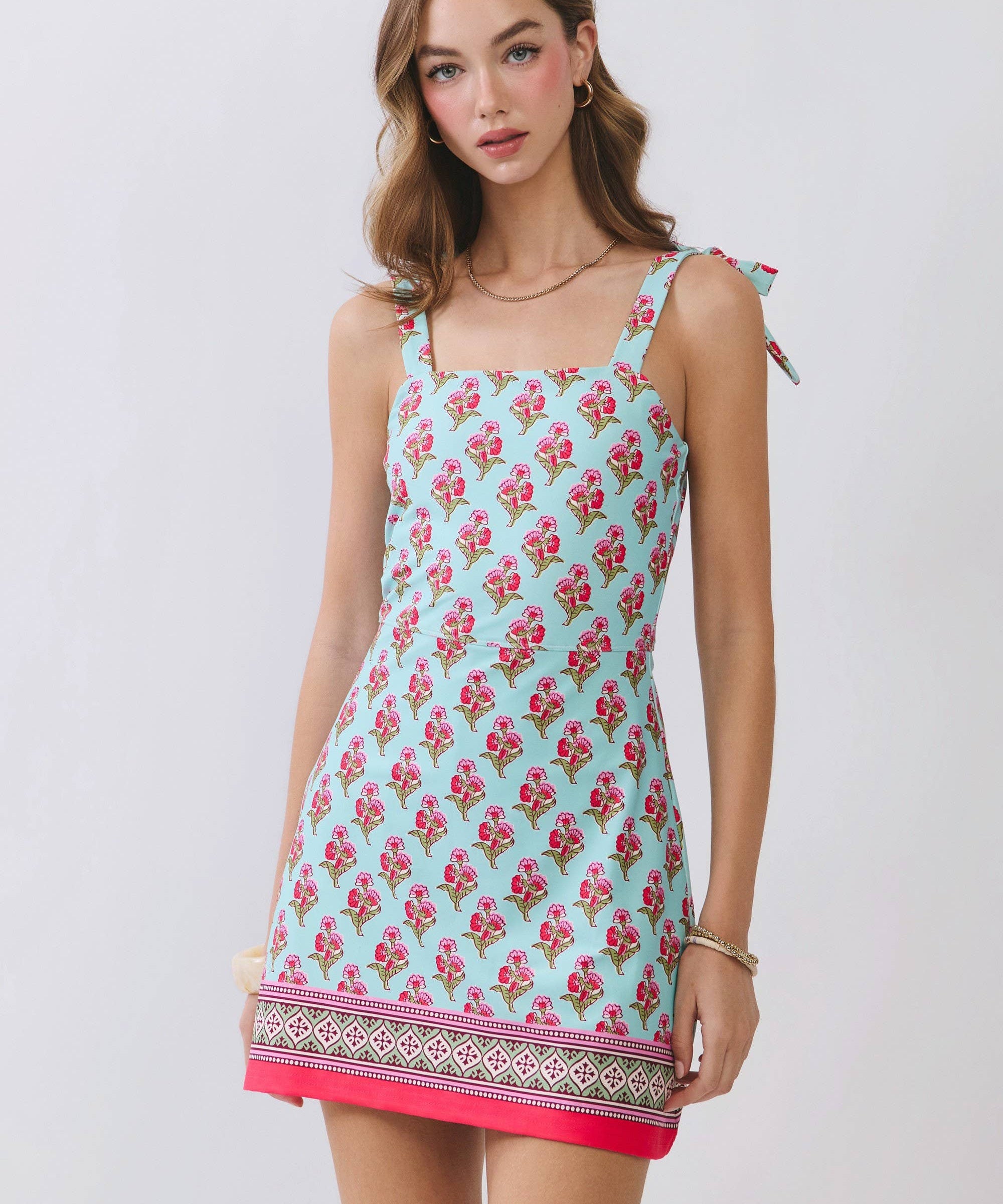 Floral Elevated Active Dress (built in shorts)
