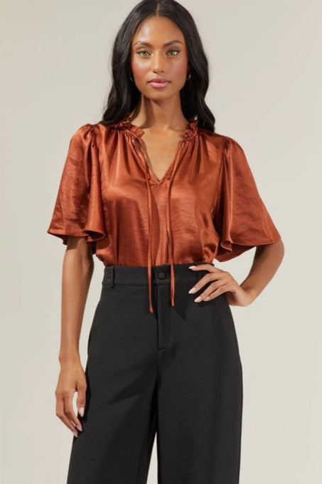 Payson Satin Blouse
