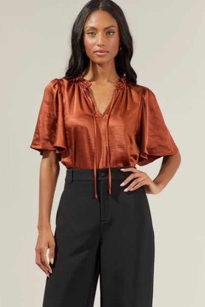 Payson Satin Blouse