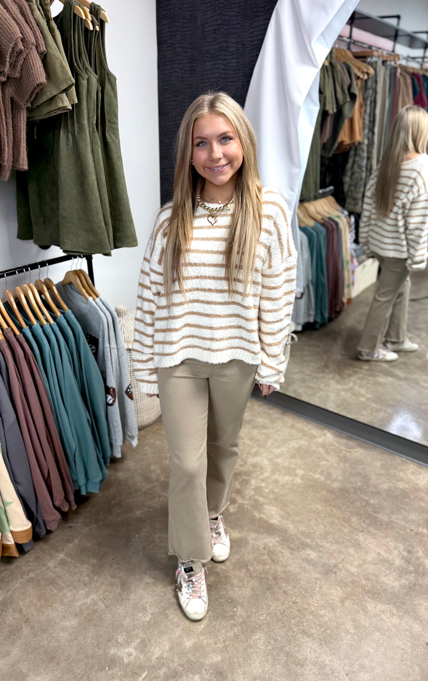 Devin Striped Sweater