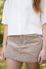 Corduroy Skort