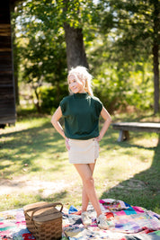 Julie Tie Neck Knit Top