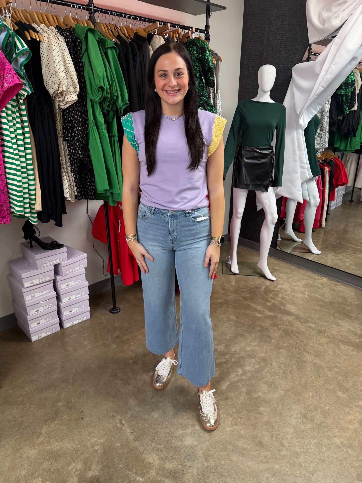 Carol Raw Hem Jeans