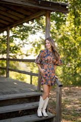 Eliza Floral Puff Sleeve Dress