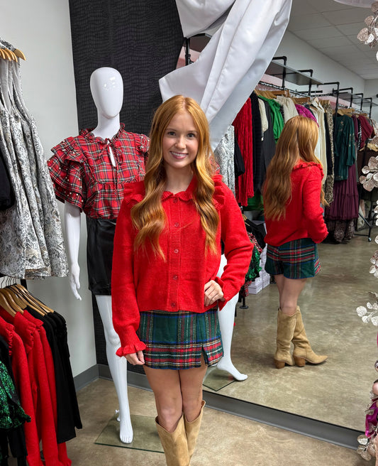 Lauren Ruffle Sweater