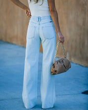 Ana High Waisted Distressed Jeans