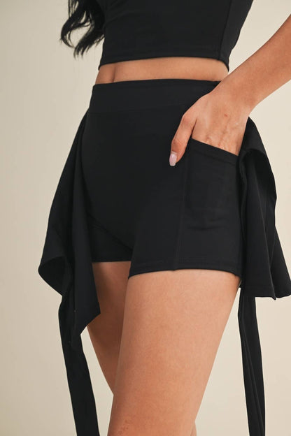 Kelsie Wrap Tie Skort