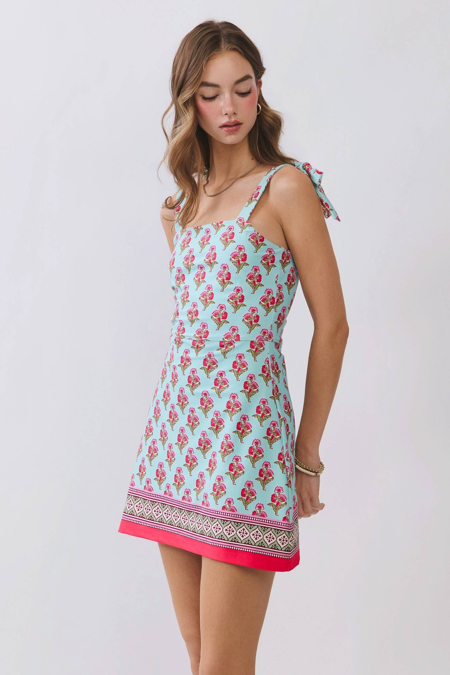 Floral Elevated Active Dress (built in shorts)
