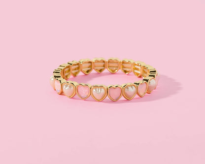 Enamel Stretch Bracelet - Love - Assorted Styles