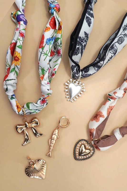 Scarf Necklace Charms