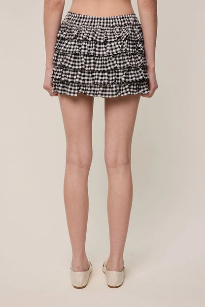 Layken Plaid Mini Skort