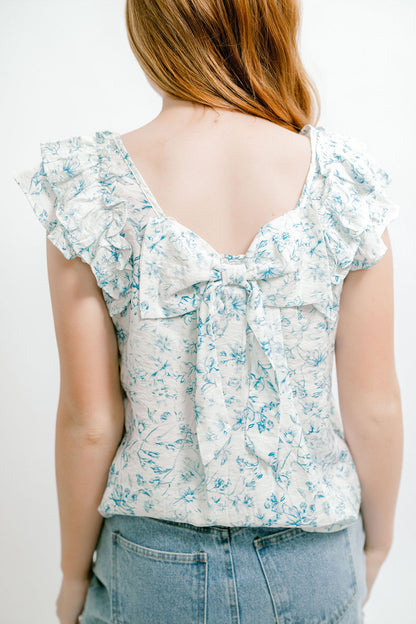 Floral Bow Top