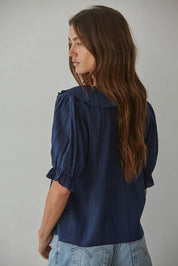 Izzy Woven Cotton Top