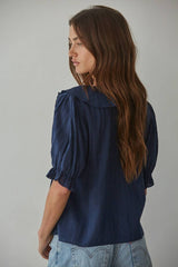 Izzy Woven Cotton Top