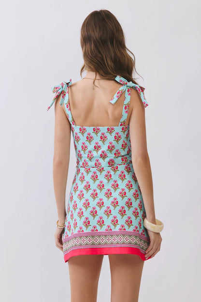 Floral Elevated Active Dress (built in shorts)