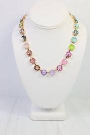 Shalimar Medium Rhinestone Necklace Light Multi