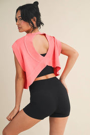 Mineral Wash Open Back Top
