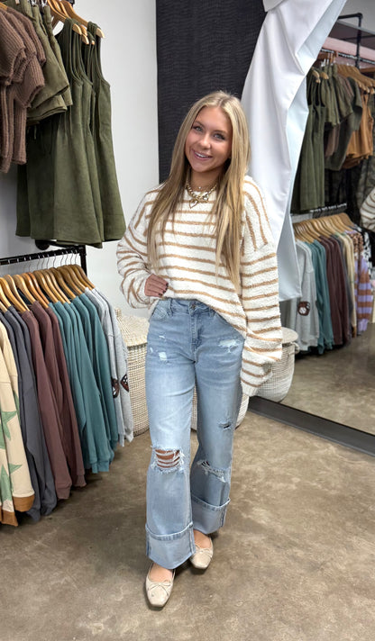 Devin Striped Sweater