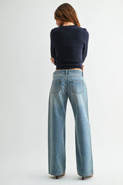 Joey Non-Stretch Baggy Wide Leg