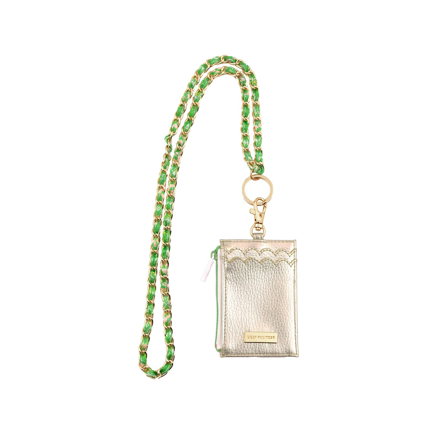 Zip ID Lanyard, Lime Feeling Good