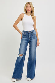 Jessica High Rise Wide Leg Jeans