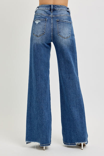 Jessica High Rise Wide Leg Jeans