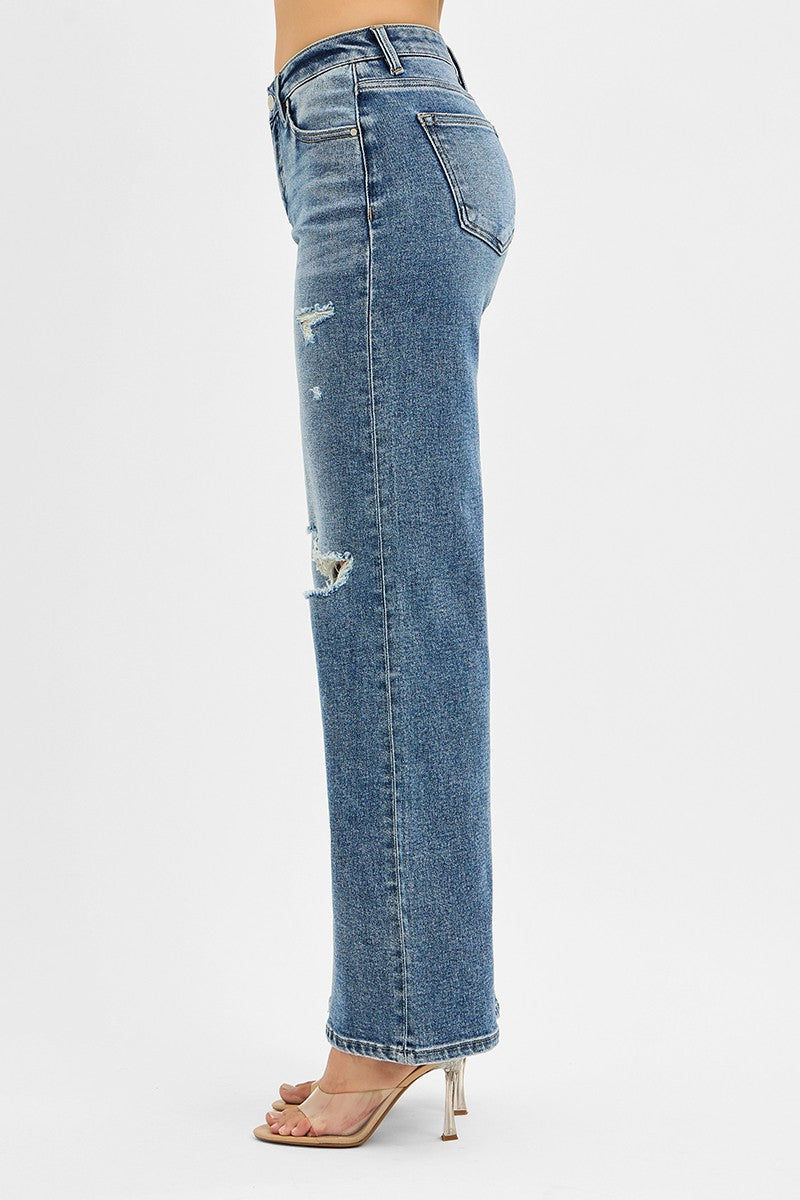 Risen TC Mid Rise Fit Wide Jeans