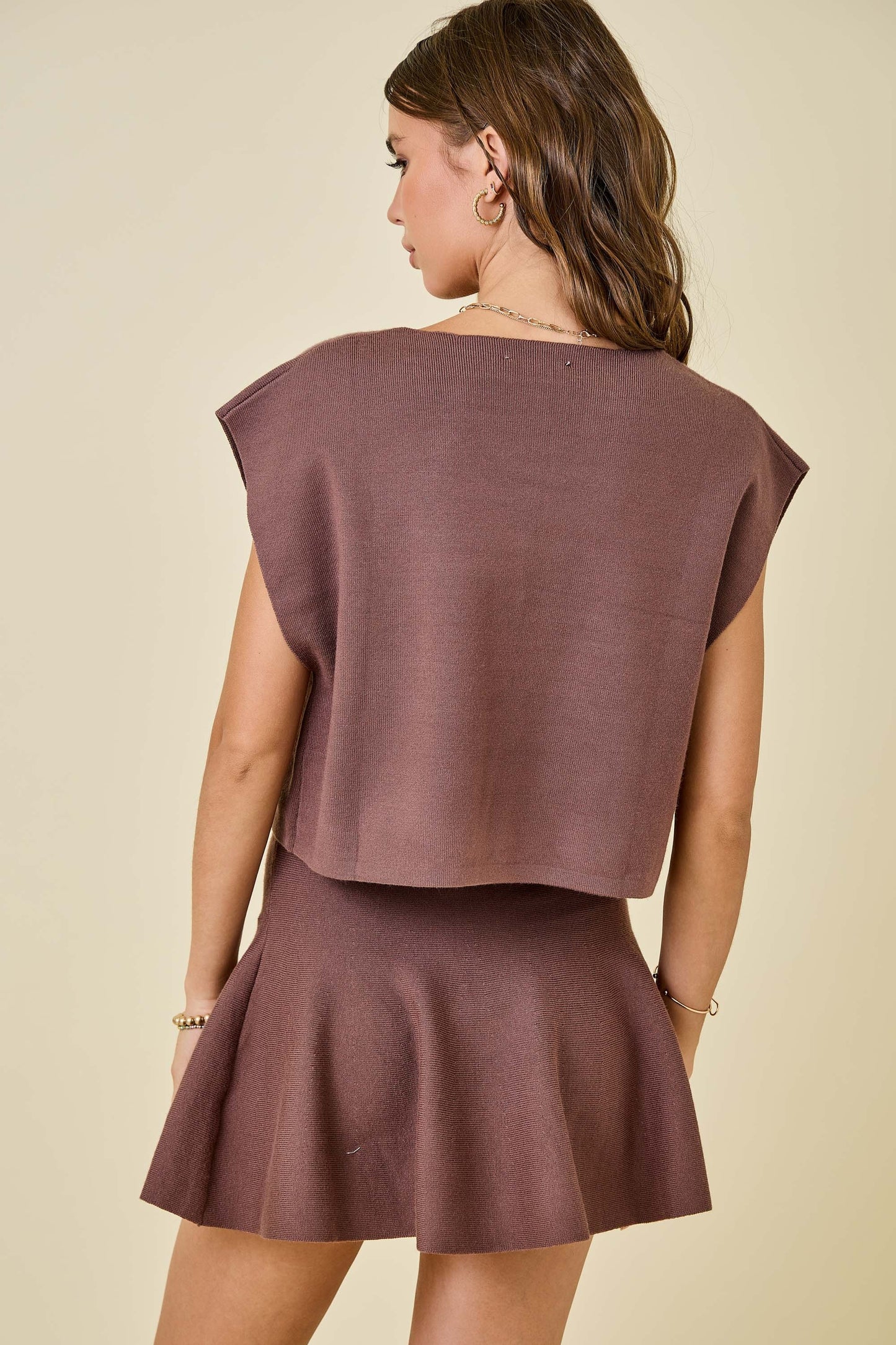 Josie Sweater Top & Flared Skirt Set