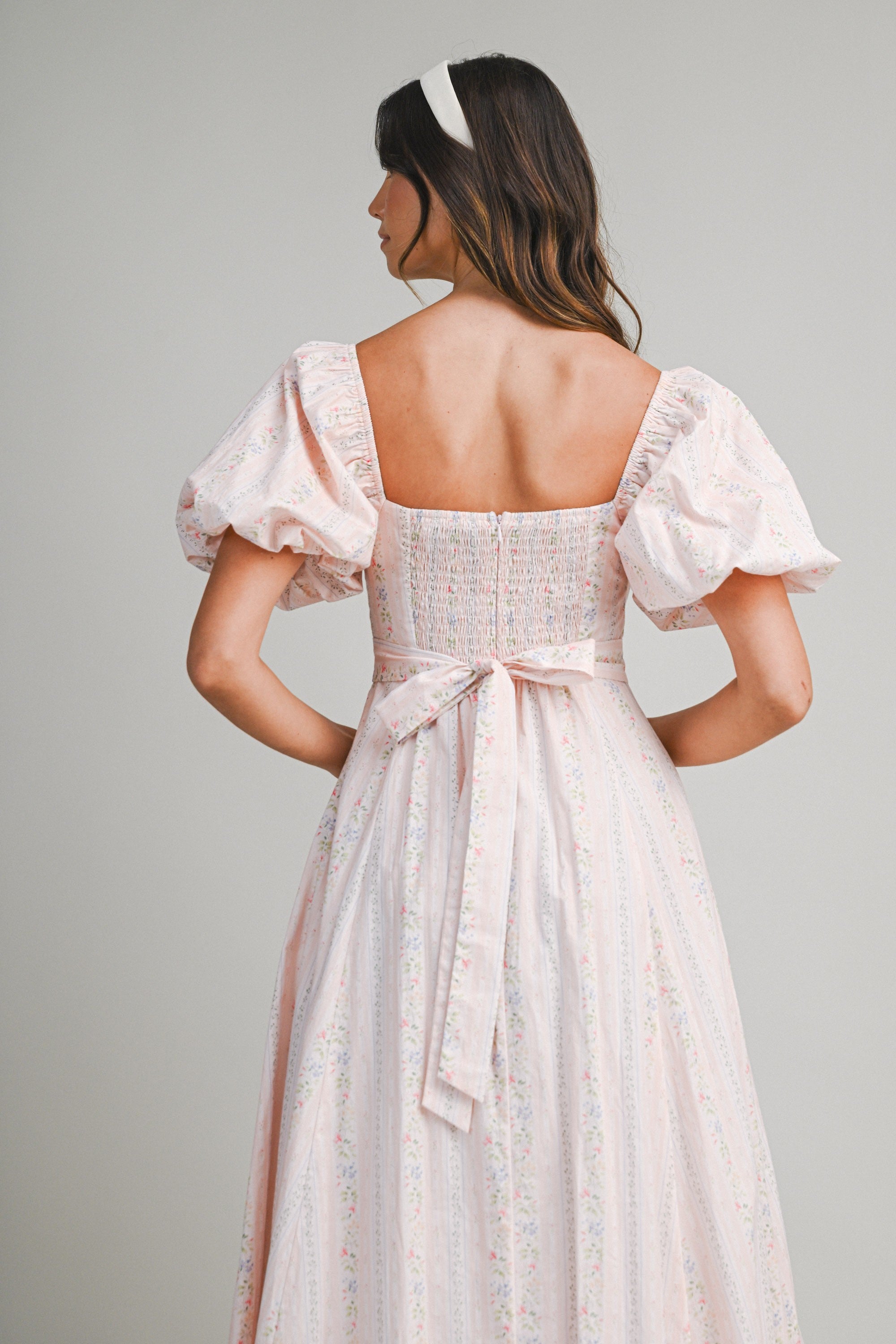 Hailey Pink Floral Dress
