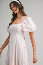 Hailey Pink Floral Dress