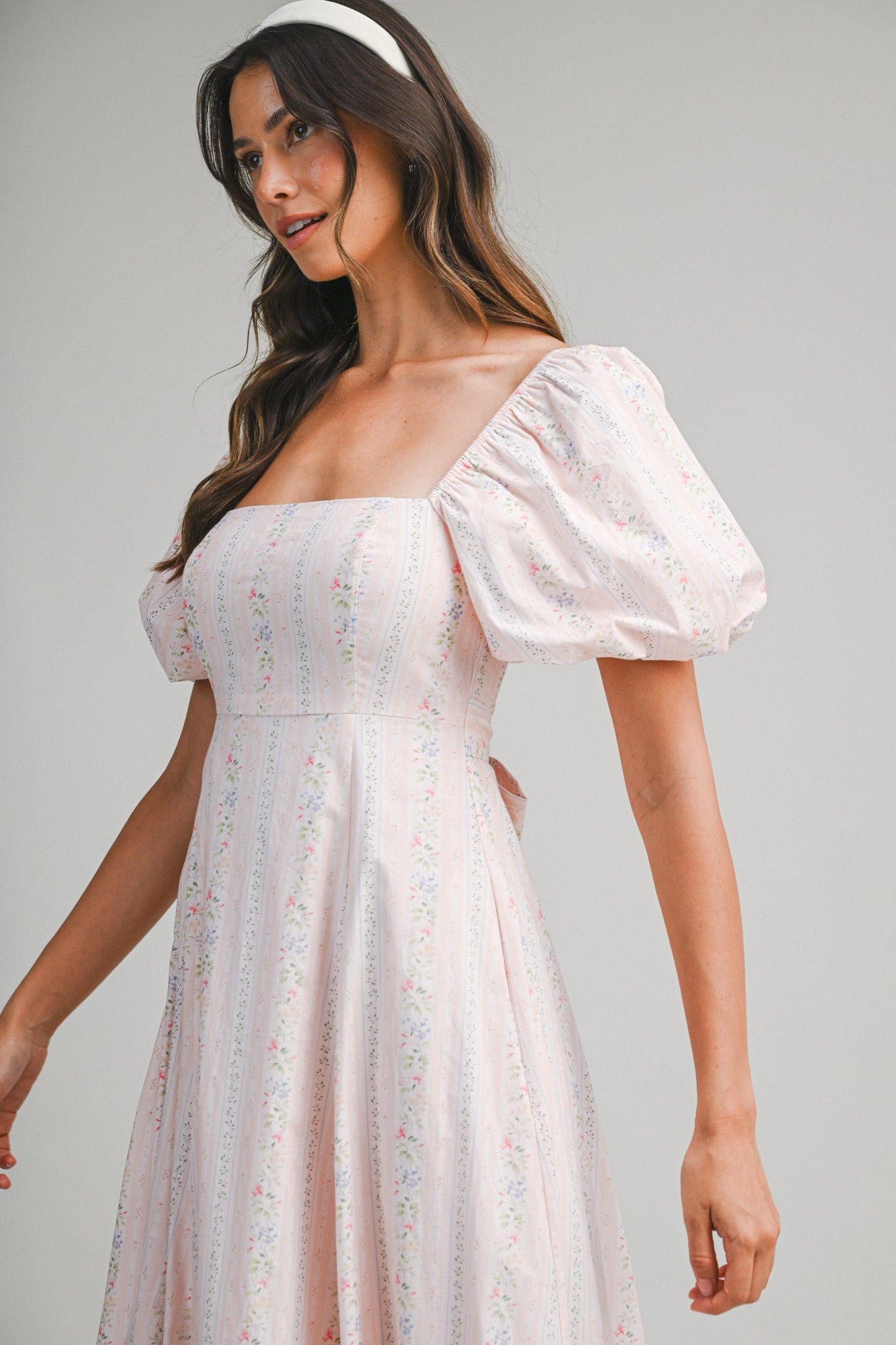 Hailey Pink Floral Dress