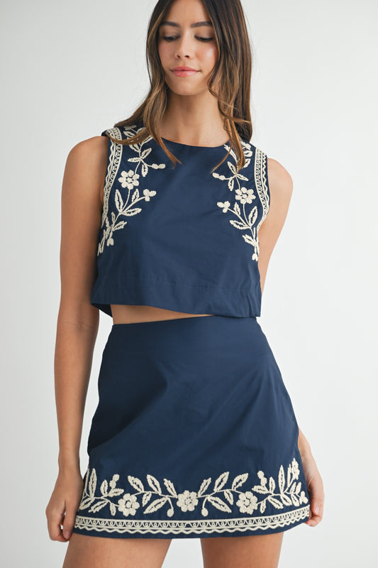 Abbie Navy Set